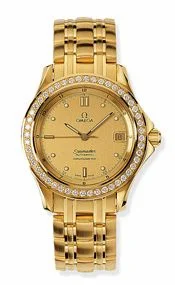 Omega Seamaster 120M Automatic 36.25 Yellow Gold / Diamond / Champagne 2105.10.00 (21051000)